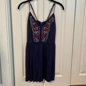 Dark Navy Romper